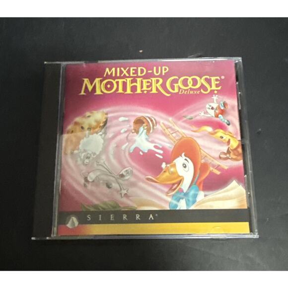 Mixed Up Mother Goose Deluxe PC Windows Adventure Video Game 1995 Sierra Tested - Picture 1 of 3